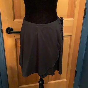 NWT American Eagle Black faux wrap skirt